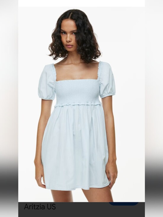 Sunday Best Dresses & Skirts - Sunday Best Blue Babydoll Dress